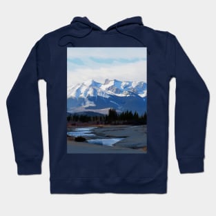 Rocky Mountains of Jasper Alberta, Canada Hoodie